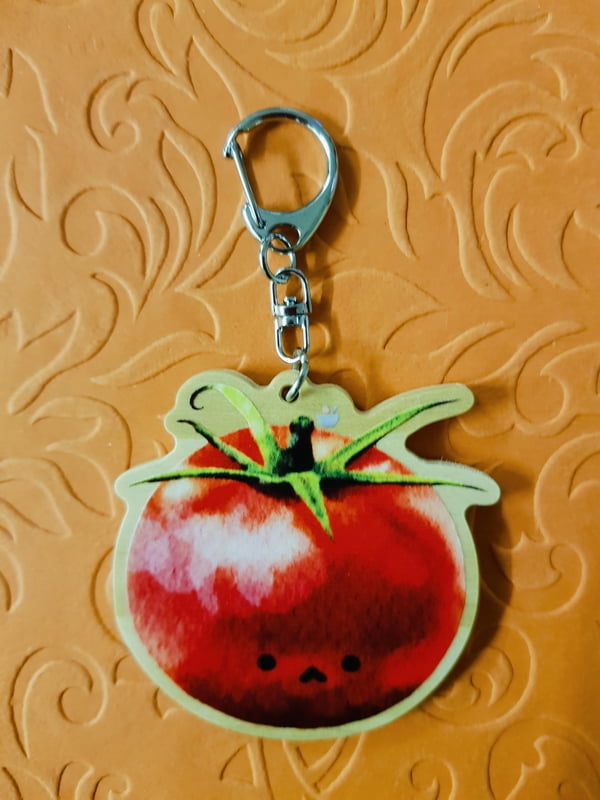 Cute Tomato Keychain Cute Tomato Keychain