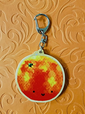 Cute Orange Keychain