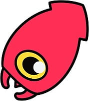 Giant Squid Enamel Pin