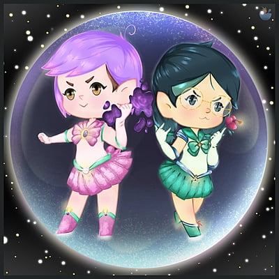 Sailor Witches Print (The Owl House)