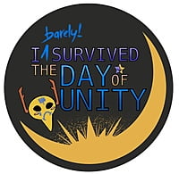 I (barely!) Survived "The Day of Unity" Badge